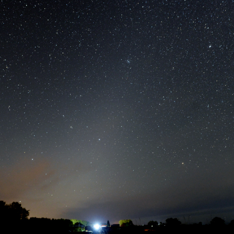 東天の黄道光 (10月9日)