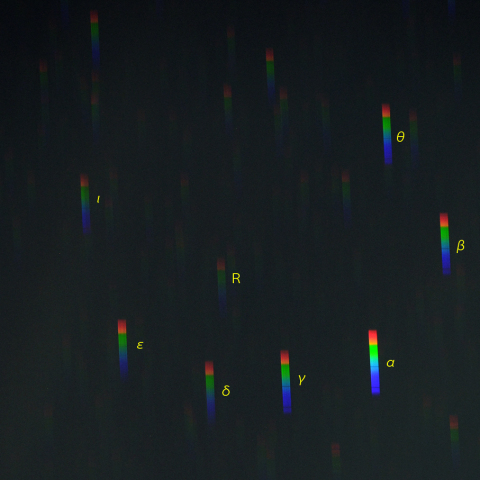 かんむり座のスペクトル