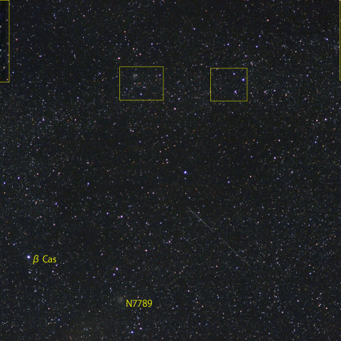 カシオペヤ座新星付近 (10月25日)