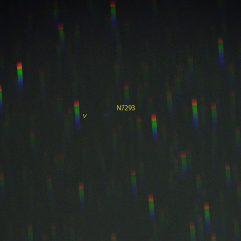 みずがめ座最南部のスペクトル