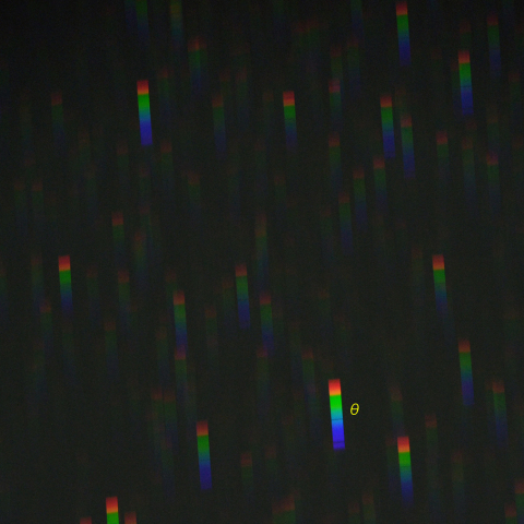 ペガスス座頭部のスペクトル