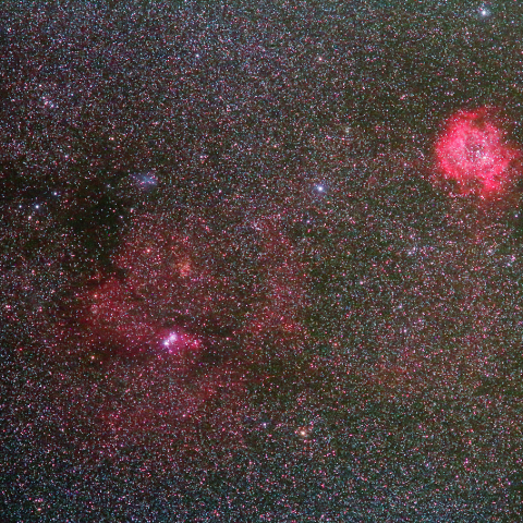 ばら星雲～コーン星雲