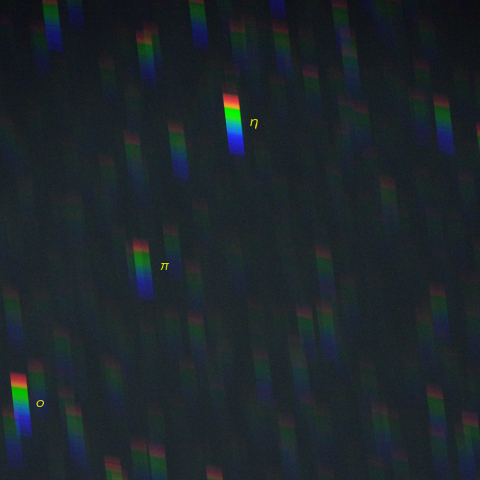 うお座東南部のスペクトル