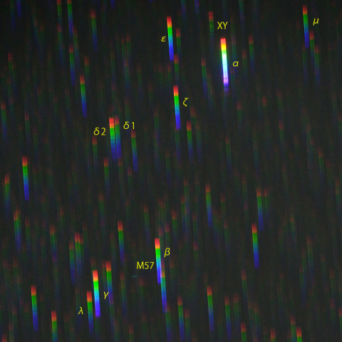 こと座のスペクトル