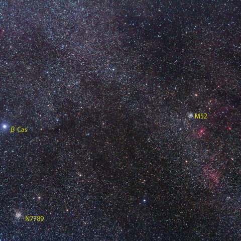 カシオペヤ座新星付近 (11月27日)-2