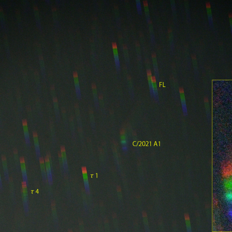 レナード彗星のスペクトル 12月9日