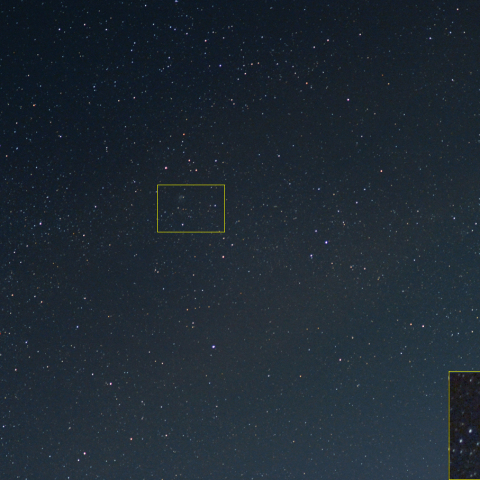 カシオペヤ座新星付近 (12月7日)