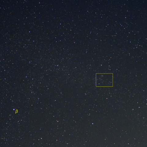 カシオペヤ座新星付近 (12月14日)