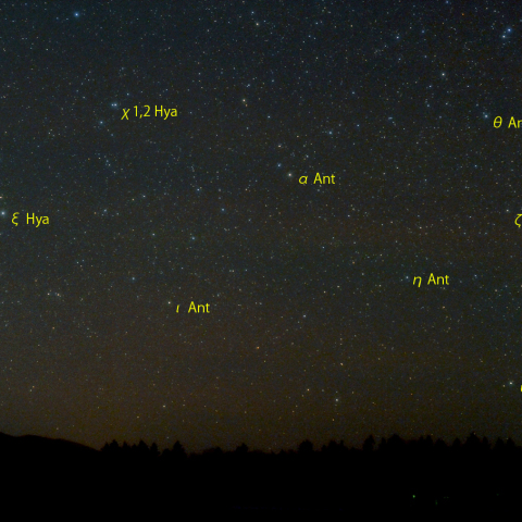 南天低いポンプ座