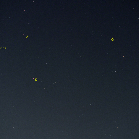 ポルックスから小惑星イリス