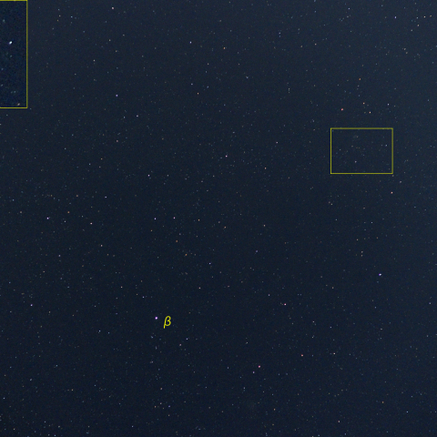 カシオペヤ座新星付近 (1月24日)