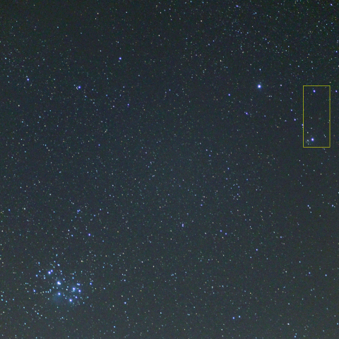 すばると19Pボレリー彗星