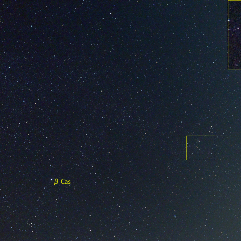 カシオペヤ座新星付近 (3月27日)