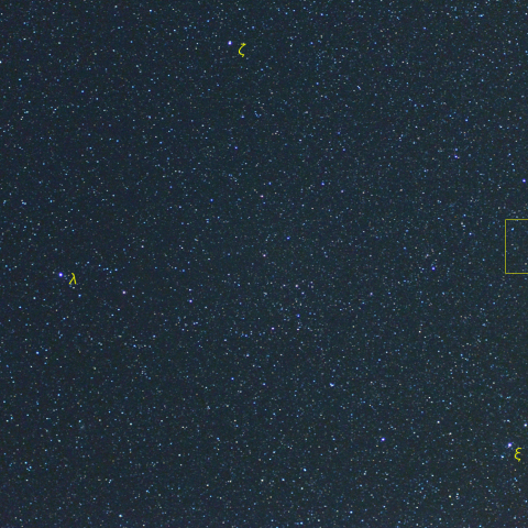 アトラス彗星(C/2019 L3)と小惑星イリス