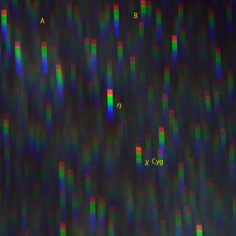 はくちょう座χのスペクトル