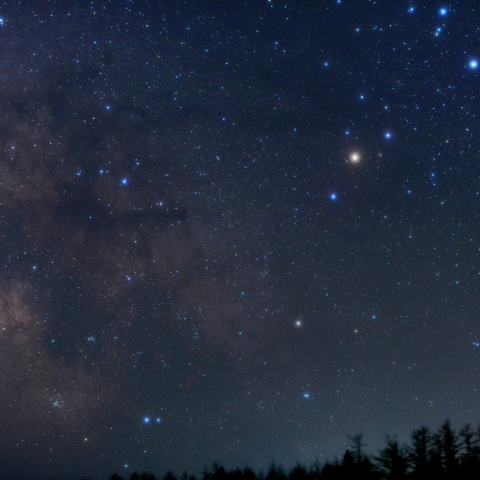 さそり座と天の川