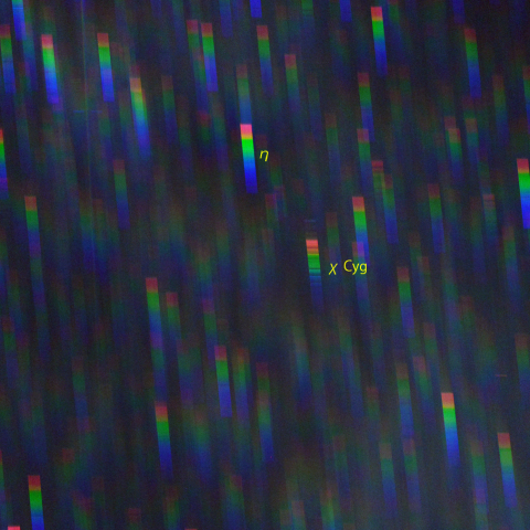 はくちょう座χのスペクトル