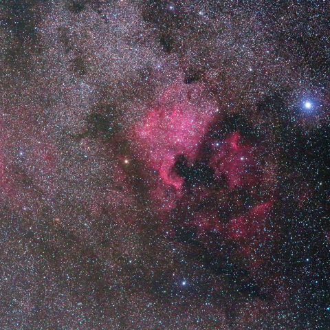 デネブ周辺の散光星雲