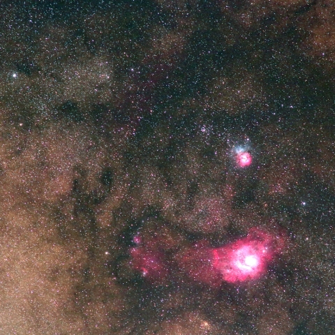 M8・M20付近の天の川