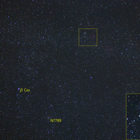 カシオペヤ座新星付近 (22-10-21)