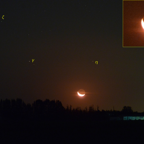 月齢25の月の出 