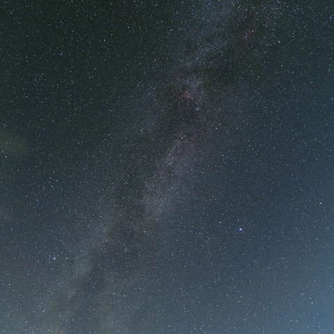 西空に傾いた大三角