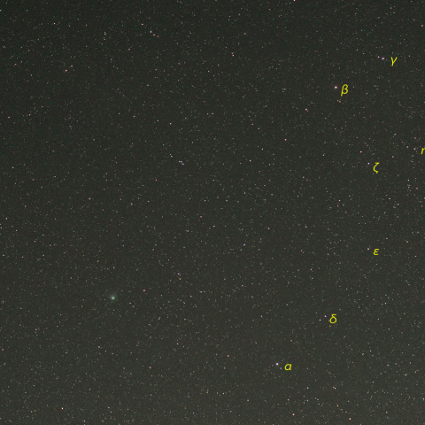 こぐま座とZTF彗星 (23-01-31)