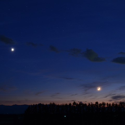 火星・金星と月 (23-06-20)