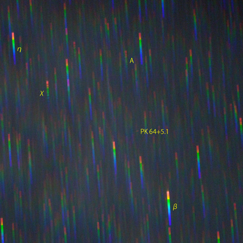 はくちょう座χ周辺のスペクトル  (23-06-20)