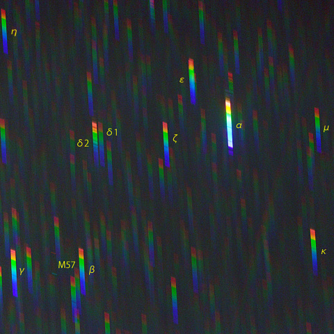 こと座主要部のスペクトル