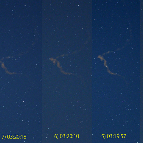 流星痕の変化 (23-09-08)