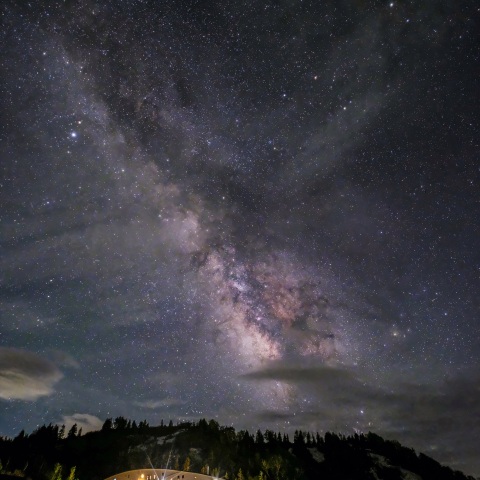 立山弥陀ヶ原からの天の川