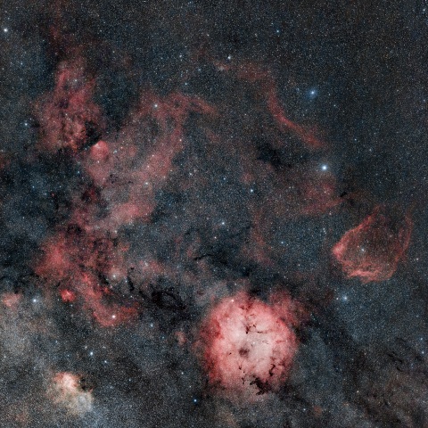 ケフェウス座の散光星雲