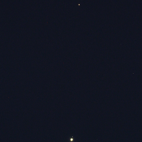 火星と木星の接近