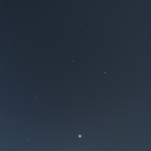 しし座と3惑星の共演