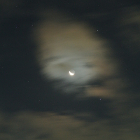 月・火星・金星・スピカの集合