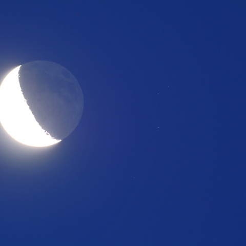 月と火星のランデブー