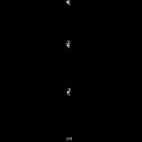 国際宇宙ステーションの通過