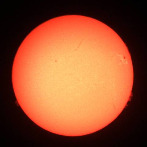 10-19 太陽(プロミネンス強調)