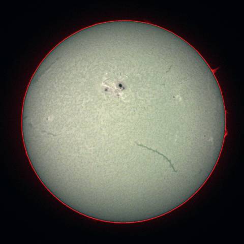 10-24 太陽(Hα補正、オートストレッチ前)