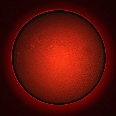 06-07 太陽（彩層面強調）