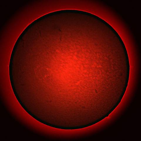 06-10 太陽(彩層面強調)