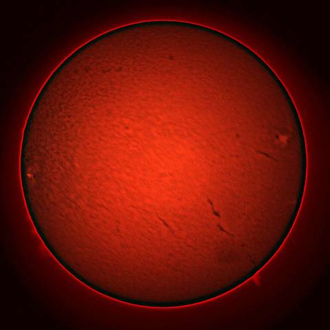 06-13 太陽(彩層面強調)