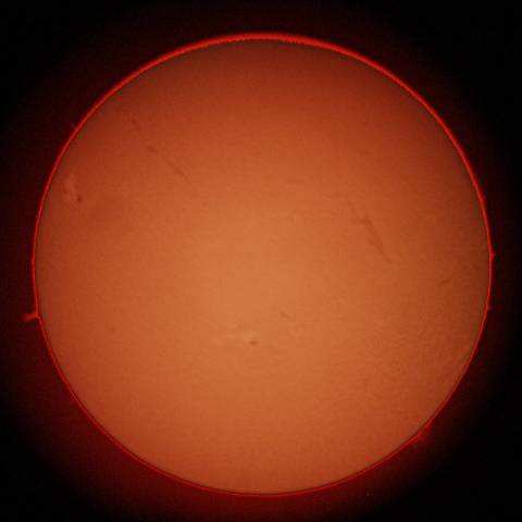 06-17 太陽(プロミネンス強調)