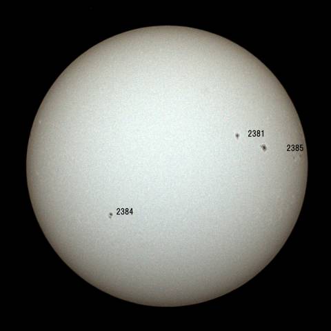 07-12 太陽(黒点)