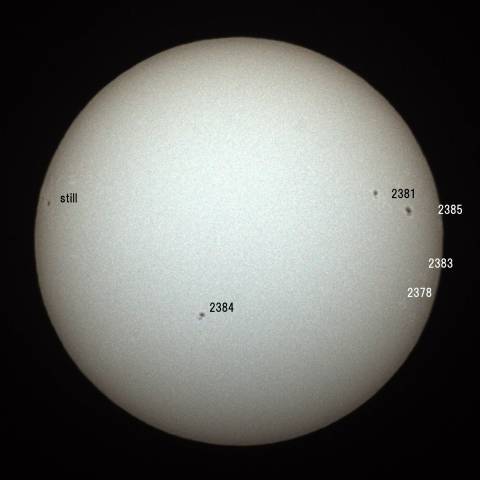 07-13 太陽(黒点)