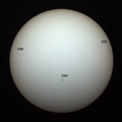 07-14 太陽(黒点)