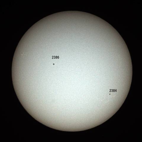 07-17 太陽(黒点)