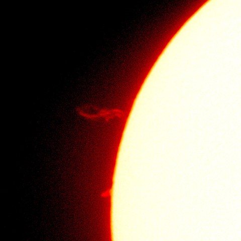 12/06 太陽 プロミネンス