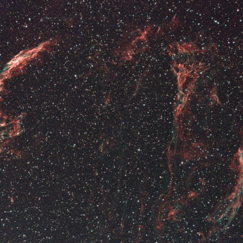 NGC6992, NGC6960 網状星雲
